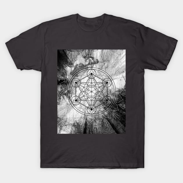 Grunge Metatron T-Shirt by MCAshe spiritual art 